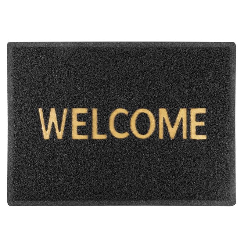 Covor intrare negru SGTT 50x70cm Welcome, MD1