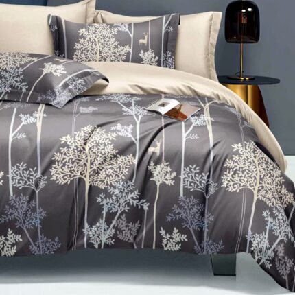 Lenjerie pat dublu Finet Bumbac Elegance 6 piese cearsaf pat 230x250 cm, cearsaf pilota 200x230 cm, 2 fete perna 70x70 cm, 2 fete perna 50x70 cm, Eleganta Maro, Ralex Pucioasa