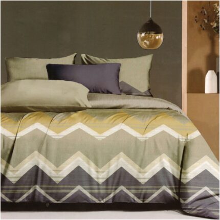 Lenjerie de pat pentru 2 persoane Hotel Supplier, cearsaf pilota 230 x 200cm, cearsaf pat 230 x 200cm, fata de perna 50 x 70cm, microfibra, 4 piese, G30