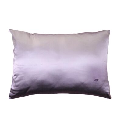 Fata de perna gri-lila, 50x70 cm, Matase naturala ambele fete si doua elastice de par