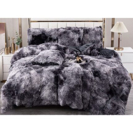 Lenjerie de pat Super Pufoasa, 2 persoane, cocolino, 6 piese, SPFA001