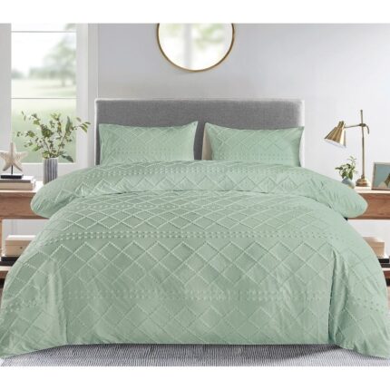 Set Lenjerie de pat dublu 245 X 250 fin de lux de tip egiptean cu 6 piese model jacquard ja0010