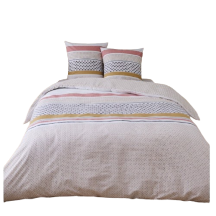 Set pat Ditex, Lenjerie de pat, 100% bumbac Ranfors, Eclat, 3 piese