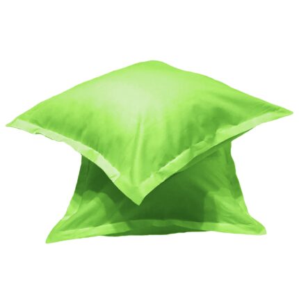 Set doua huse de perna verde lime, 40X40cm din colectia "Monocrom" din bumbac ranforce, Liz Line - SPR40/4029