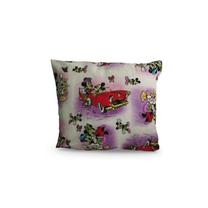 Fata de Perna Minnie Mickey Mouse Mov Bumbac Satinat 50x50 cm