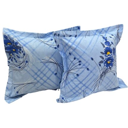 Set doua huse de perna, culoare albastru, din colectia "Anemonia by Liz Line", 70X70cm din bumbac 100% - SP70/70250