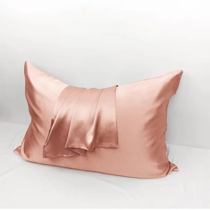 Fata de perna, 100% Matase Mulberry 6A, 19 momme, uni, roz coral, 51x76cm