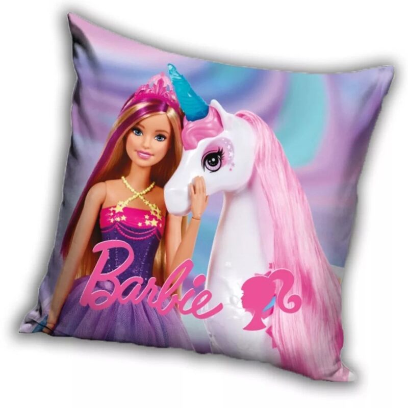 Fata de perna Barbie unicorn 40x40cm (velur)