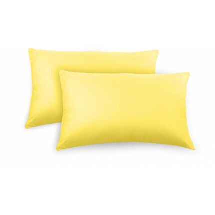 Set 2 fete de perna Aglika, 50x 70 cm, 100% bumbac, culoare galben