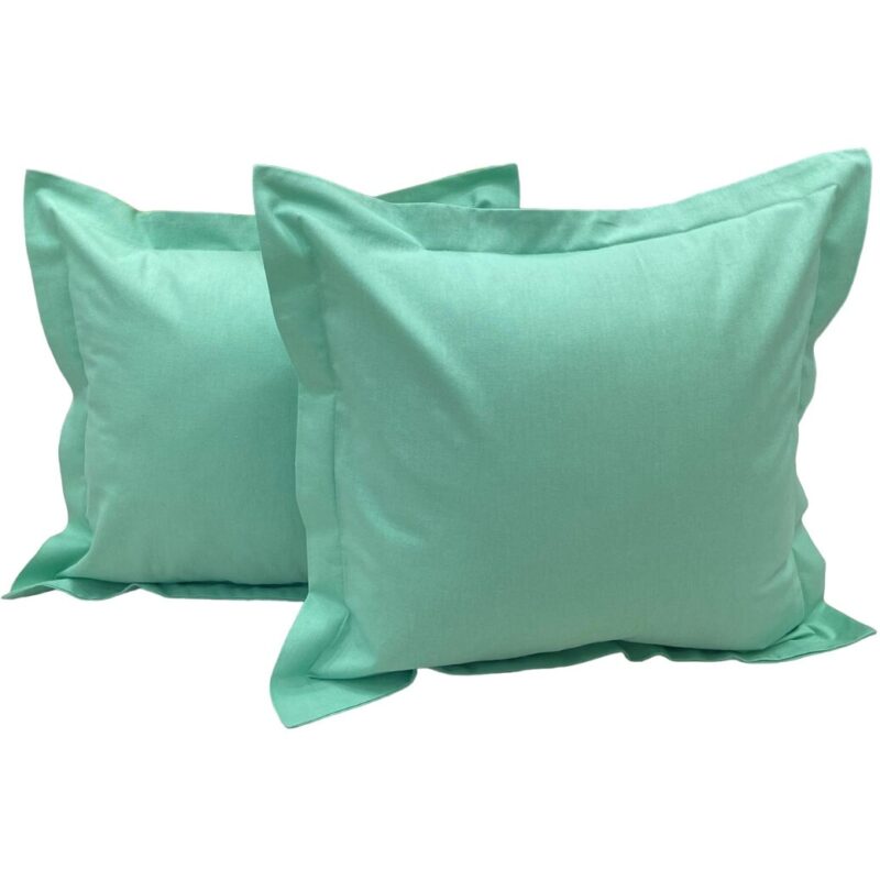 Set doua huse de perna, din olandina culoare verde menta, din colectia "Fine & Silky by Liz Line", 40X40cm - SPO40/40272