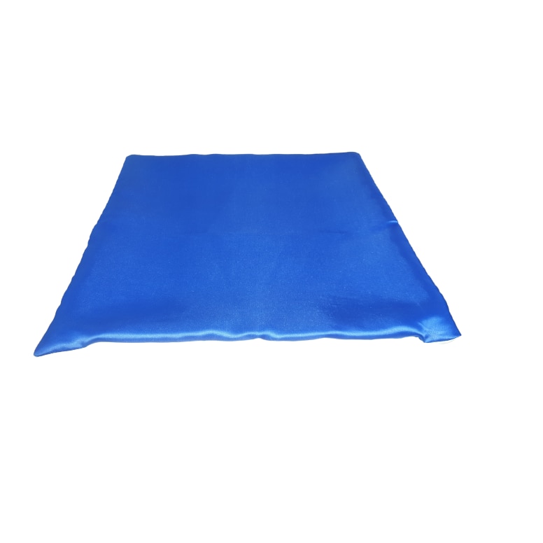 Set Fata perna, satin, albastru, 2 bucati, 40x40 cm