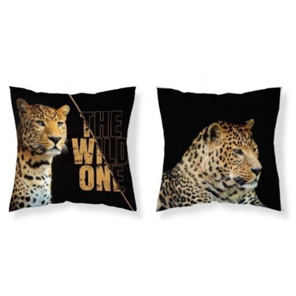 Fata de perna bebelusi, Detexpol, Poliester, 40 x 40 cm, Doua fete, Model jaguar, Multicolor