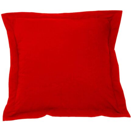 Set 2 fete de perna 40x40 cm bumbac ranforce rosu