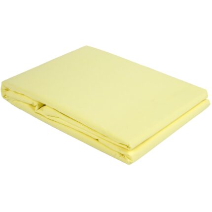 Cearceaf de pilota Heinner Home 220x200 cm,100% bumbac, 144TC , sistem de inchidere cu capse, galben
