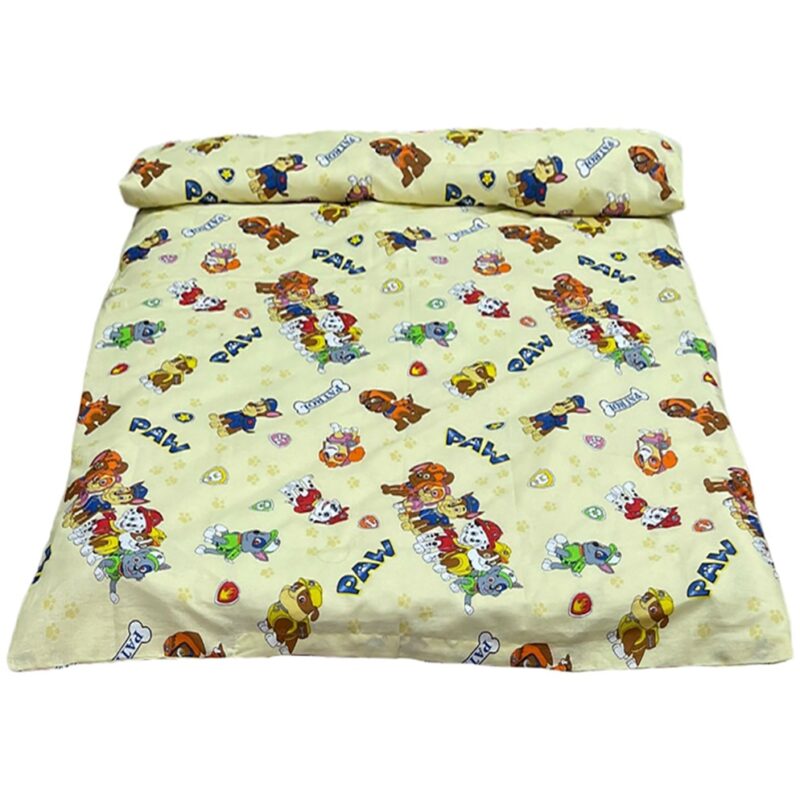 Husa pilota culoare bej, 140/210cm, "Paw Patrol by Liz Line" din bumbac - HP140256