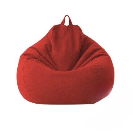 Husa pentru fotoliu tip sac, 80x90cm, nu contine umplutura, rosu, eR D L