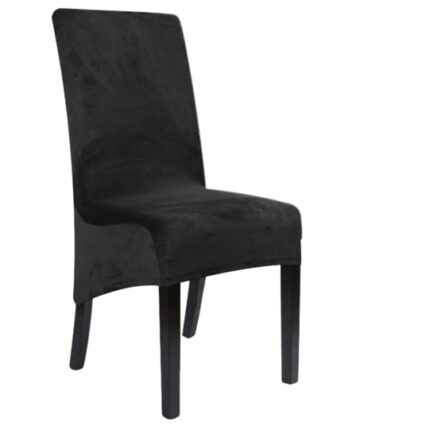 Husa pentru scaun Velor, Elastan, Negru, XXL