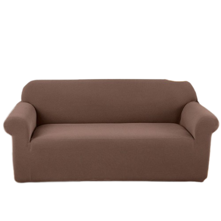 Husa elastica pentru canapea, Jojo Home, Uni, L-3 locuri, 180x230cm, Bej