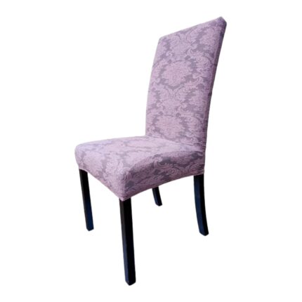 Set Huse Elastice Jacquard pentru Scaune, Universale, 6 Buc- Roz
