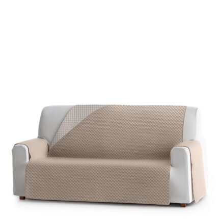 Husa matlasata reversibila pentru canapea 3 locuri, 170-210 cm, Eysa, Oslo, C1 Bej, Ecru