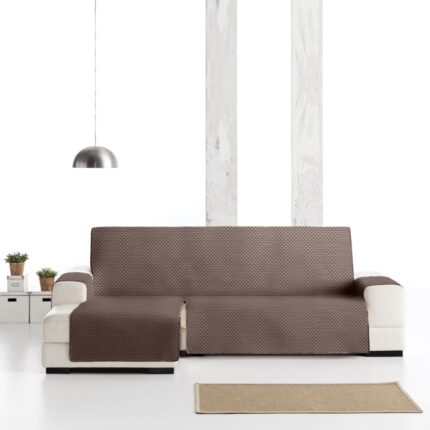 Husa matlasata practica coltar stanga, 200-250 cm, Eysa, Oslo, C7 maro