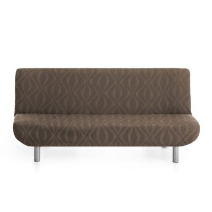 Husa elastica pentru canapea 3 locuri fara brate, 180-200 cm, Eysa, Iria, C17 Maro
