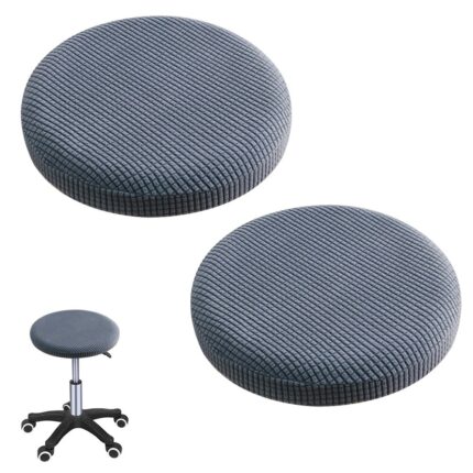 Set 2 huse scaun bar QttvbTna, jacquard elastic, 32-40cm