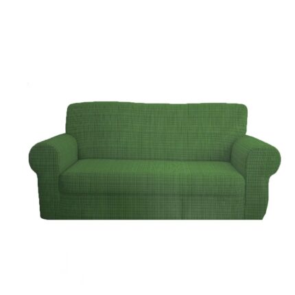 Husa extensibila canapea 2 locuri Fanny, Verde, 110x150 cm