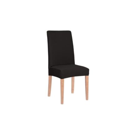 Husa scaun dining/bucatarie, din spandex, culoare negru
