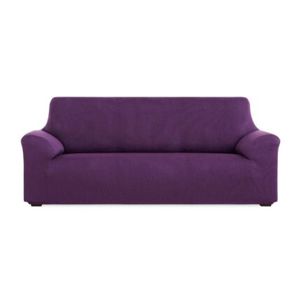 Husa Elastica pentru Canapea 3 Locuri, Mov, 180-230 cm