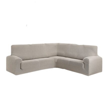 Husa coltar bielastica, 350-450 cm, Eysa, Premium ROC, C0 Bej deschis
