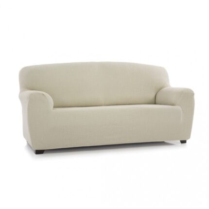 Husa canapea 3 locuri Sofazip, Lungime intre 180 - 230 cm, Elastica, model PatternFit, Bej