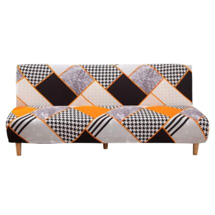 Husa canapea extensibila, sintetic, fara brate, 190 - 210 cm, multicolor