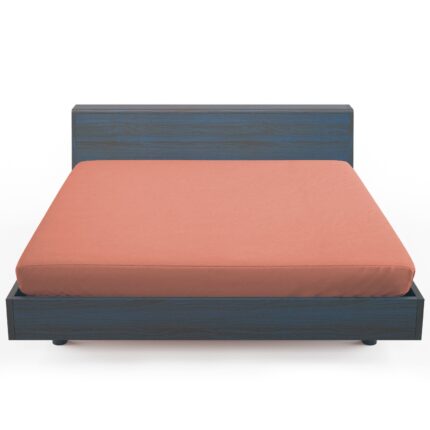 Cearceaf de pat cu elastic CASASRO, Bumbac jersey, 160x200x30 cm, Somon