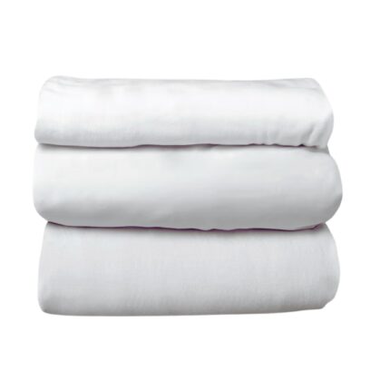 Cearsaf de pat Kotonia Home Hotel, Ranforce 100% bumbac, alb 180 x 240 cm