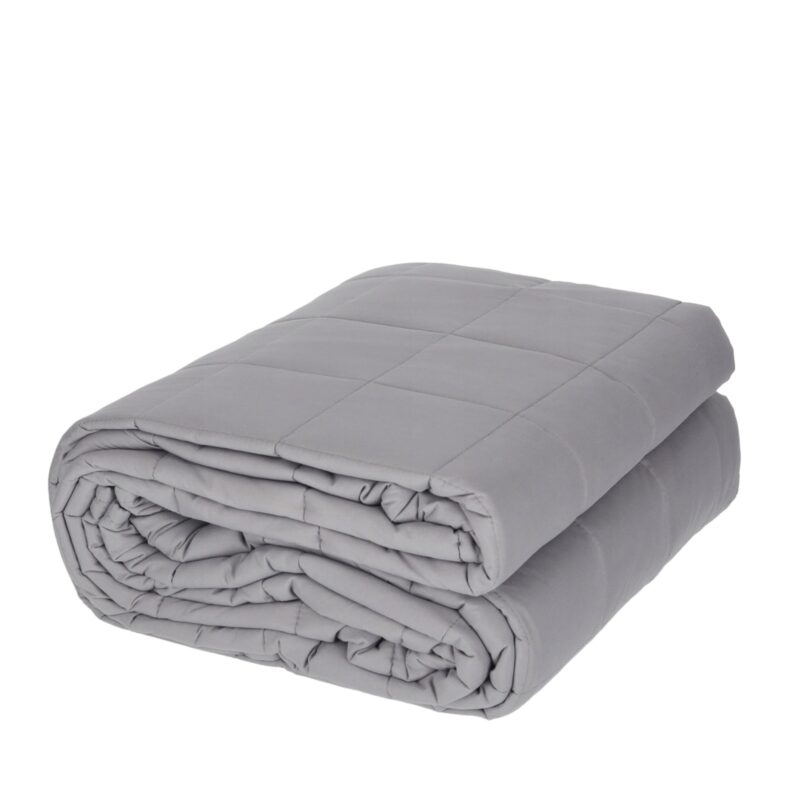 Cuvertura de greutate, Incarcare, Patura Senzoriala, 9kg anti-stres, 2700 g/m², 4FIZJO, Gri