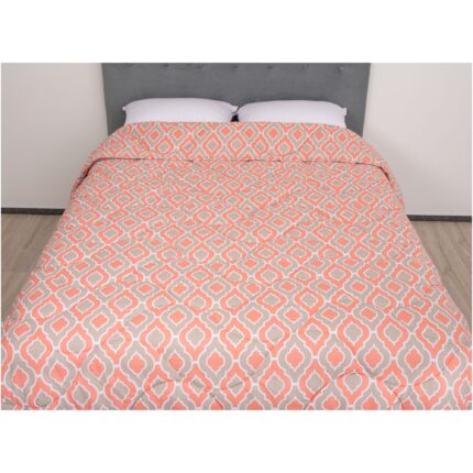 Pilota matlasata Iris Somnomed, 180x200 cm, policotton imprimat, sezon rece, 400 g/mp, nivel ridicat de caldura