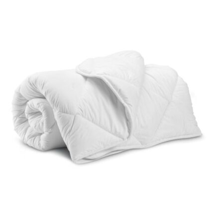 Pilota matlasata tip hotel microfibra umplutura silicon iarna 180x215cm, Pucioasa, alba