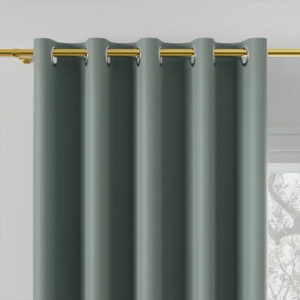Draperie Markizeta blackout, 85-90% opacitate, verde salcie, 280cm