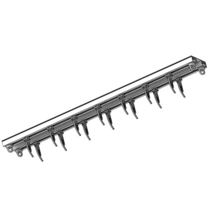 Sina aluminiu tip "Danemarca" cu 2 canale 190 cm