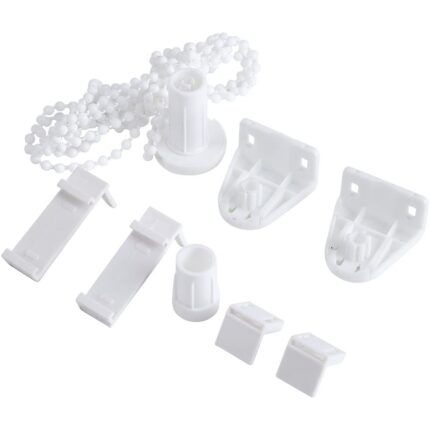 Kit rotite pentru jaluzele, 17mm, Alb