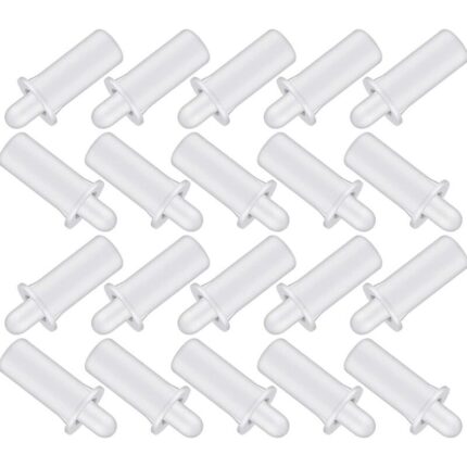 Set 20 arcuri obloane, Sunmostar, Plastic, Alb