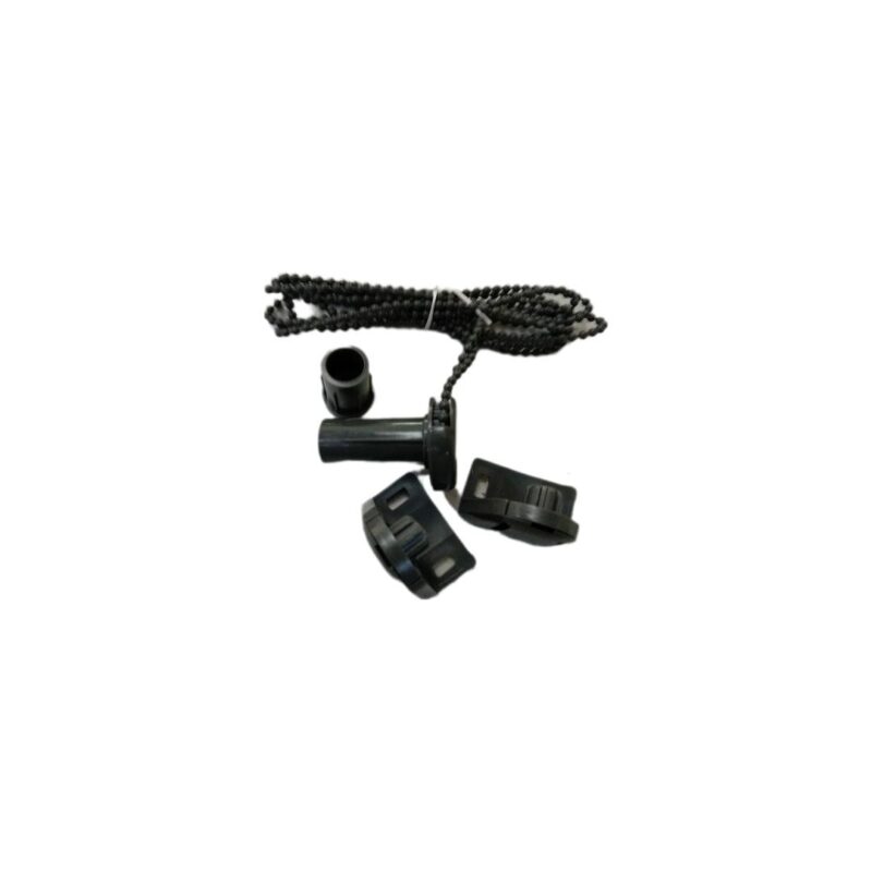 Kit rulou textile pentru tub 17mm GRI