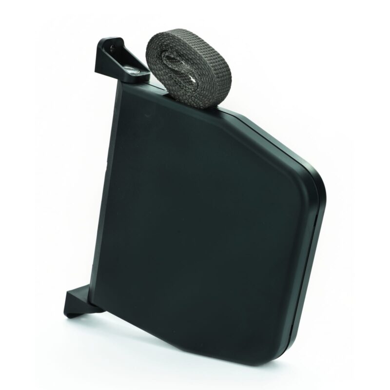 Tabachera pentru rulouri exterioare cu actionare banda, Selve, Capacitate retractor pana la 6.5 m, Banda inclusa,16x14.x2.2 cm, Antracit