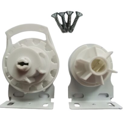 Sistem de prindere - kit rulou textile pentru tub 32 mm alb