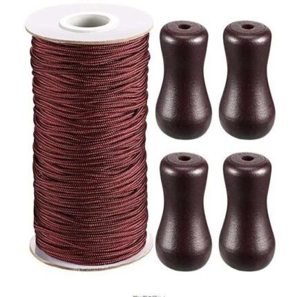 Funie de umbra impletita, Nylon, 50m, Maro, 4 bucati