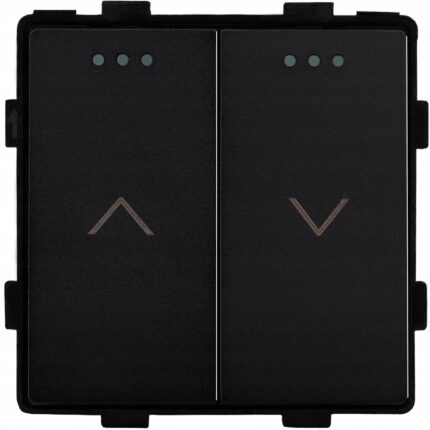 Modul de comutare jaluzele si perdele pentru rame MIUUN, negru, 110-250V, IP20