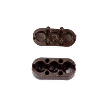 Set 5 conectori jaluzele, Plastic, 4.5 mm, Maro