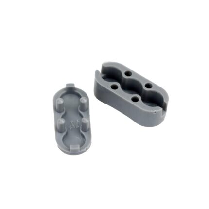 Set 5 cleme lant, Foset, Plastic, Gri