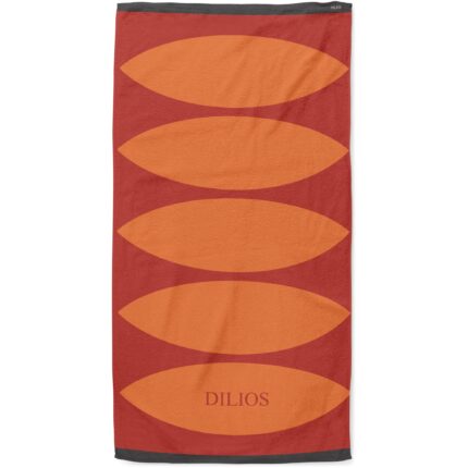 Prosop pentru plaja Tahiti Dilios, 90x170 cm, bumbac 100%, 400 GSM